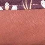 Detail roze kunstleer make up tas en toilettas bloemen roze Craftketeers